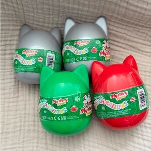 Holiday Mystery Squishmallows set of 4 new!